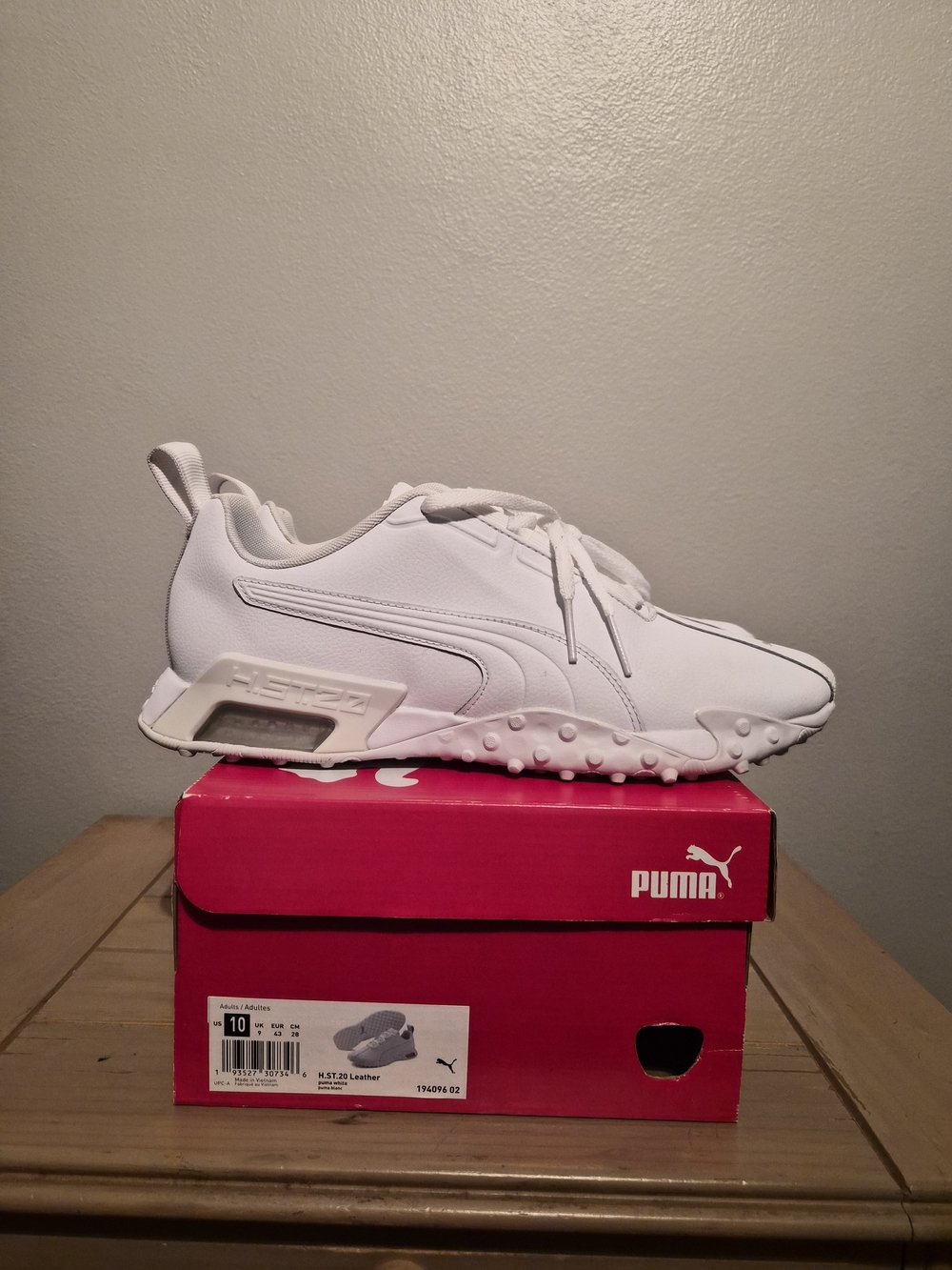 Puma H.St.20 Leather Lace Up Sneakers